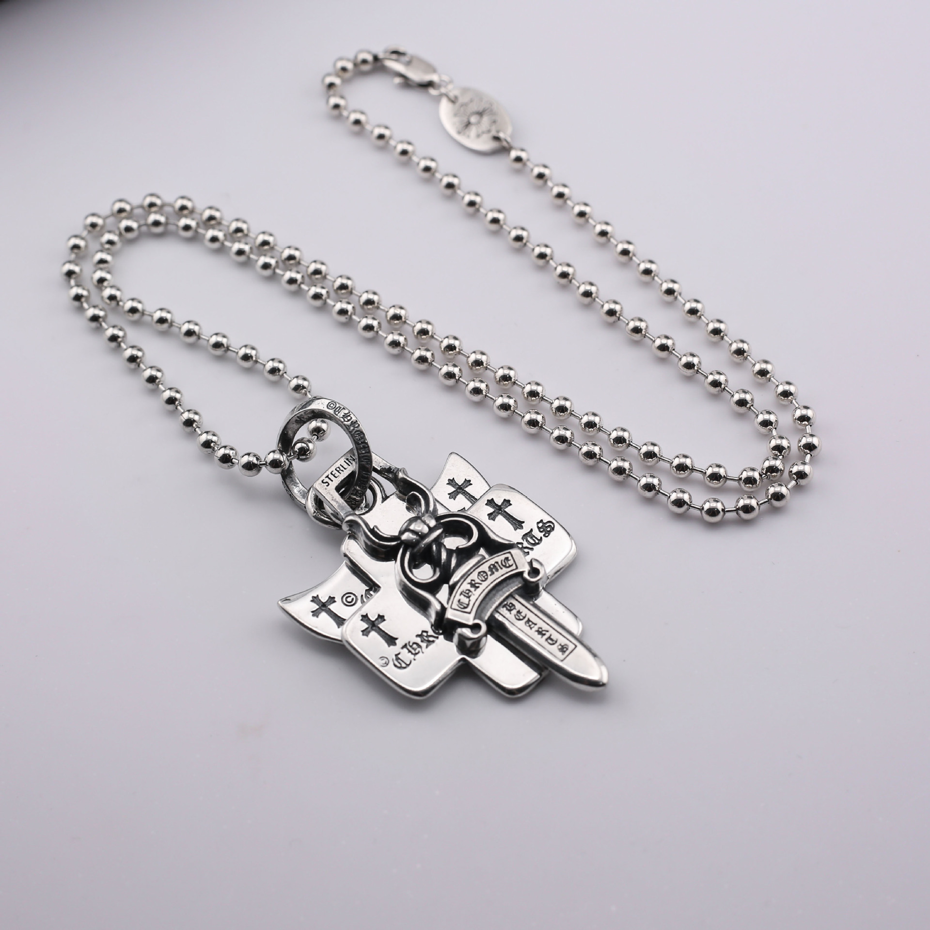 Clown 3-in-1 Three Element Pendant Necklace - Image 5