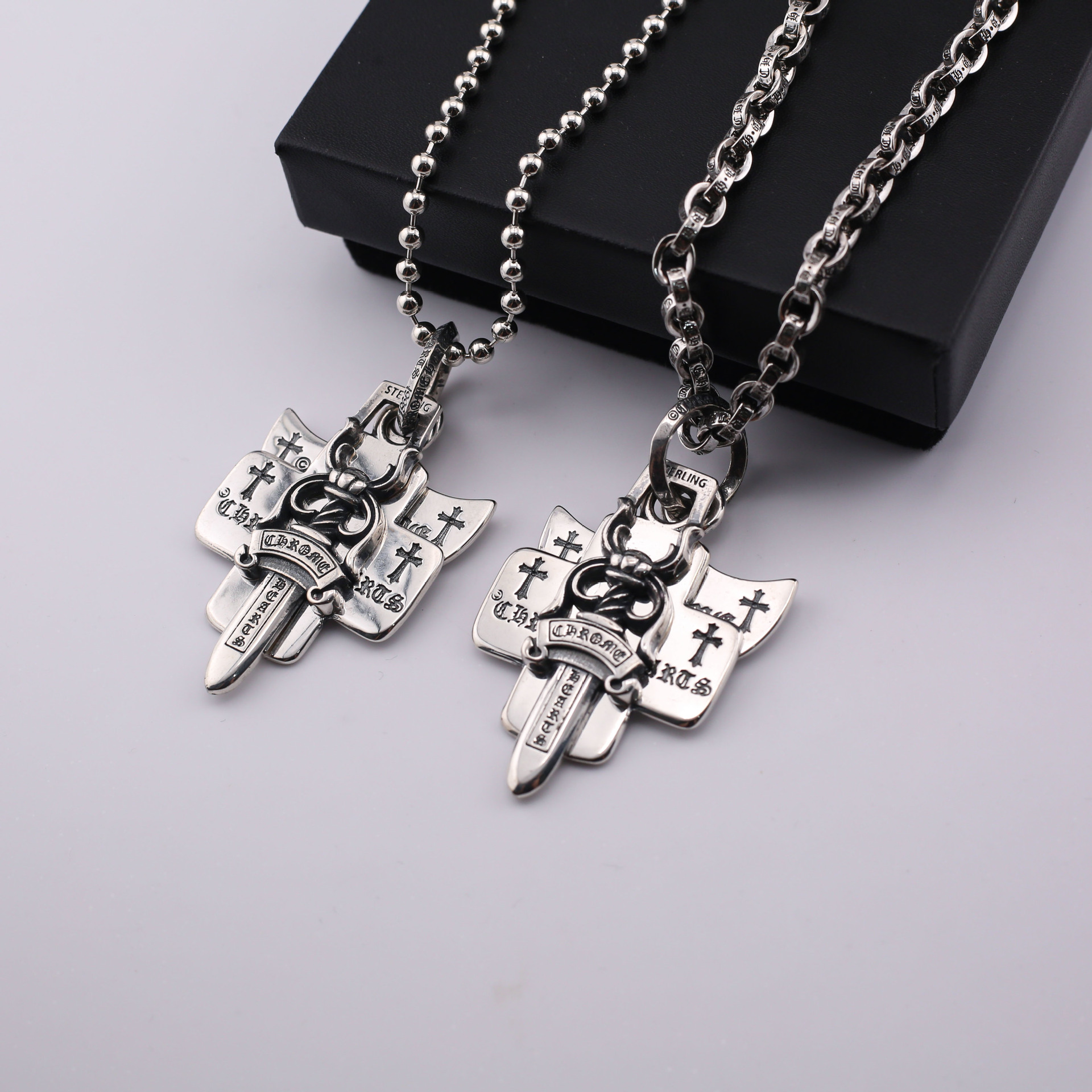 Clown 3-in-1 Three Element Pendant Necklace - Image 2