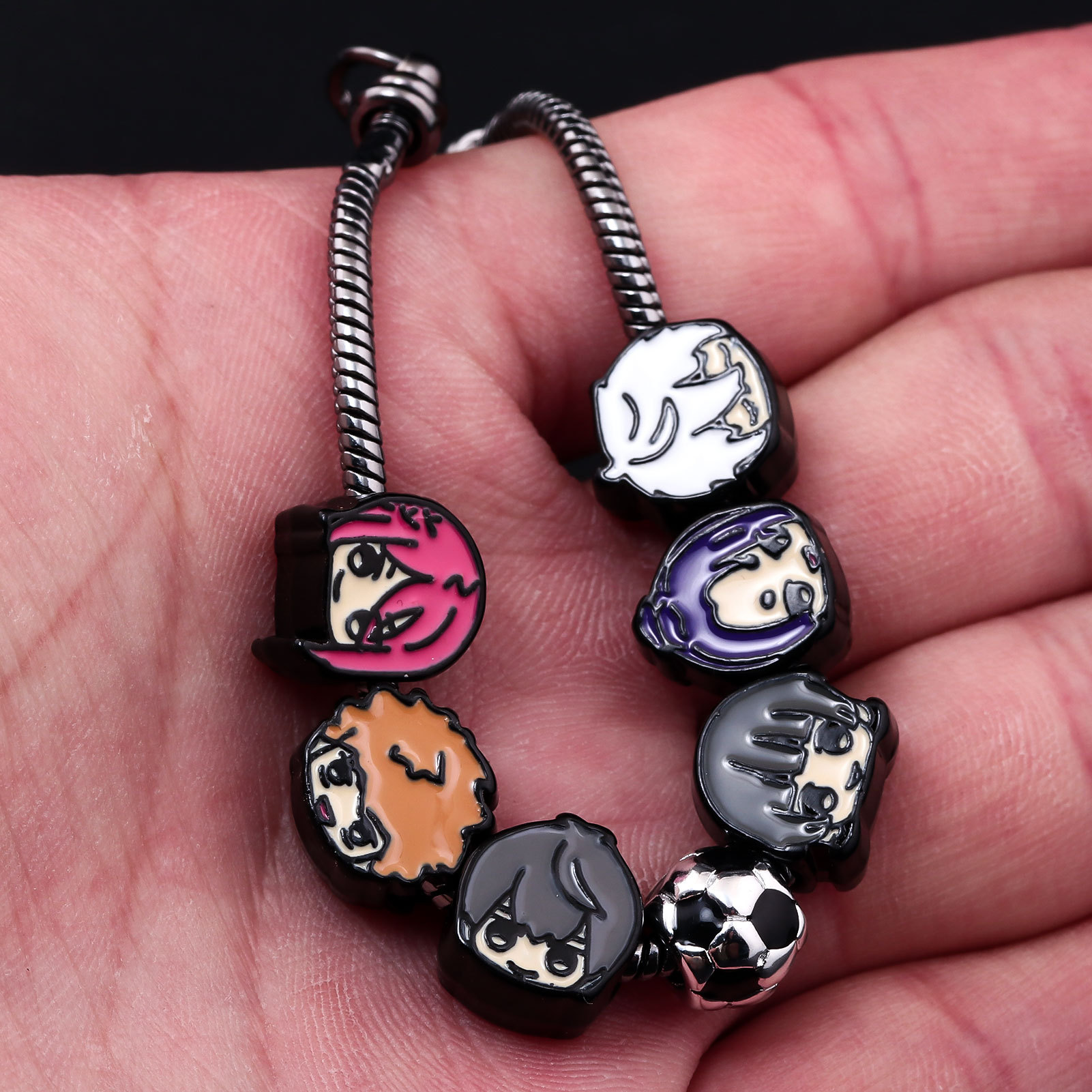 Blue Prison DIY Bracelet National God Renjaku, Senkiri, Hyoma, Kirishima, Ryosuke, Kiyoshi Cartoon Metal DIY Bracelet - Image 2